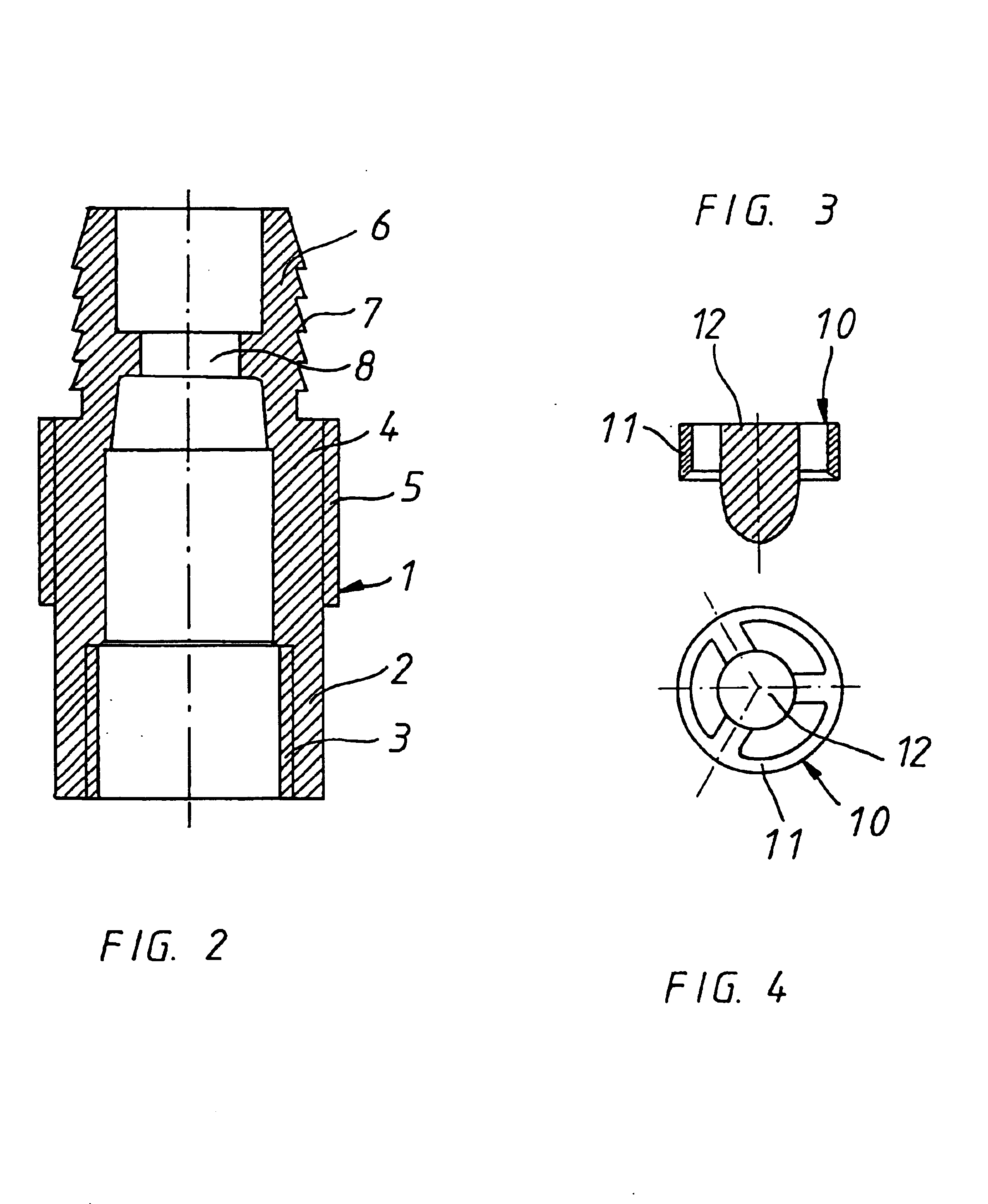 Compressed air pistol with blowout nozzle