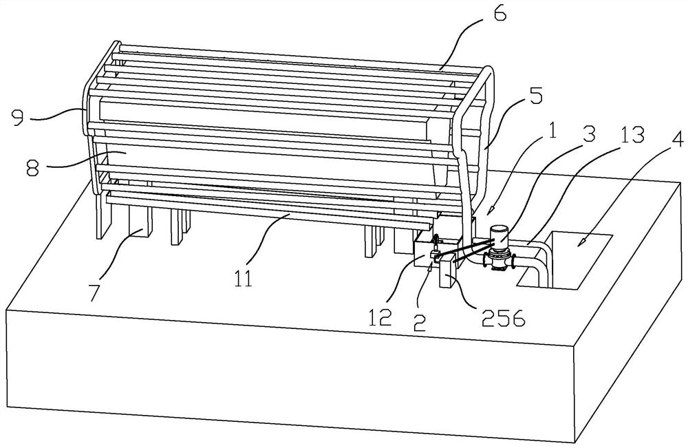 Continuous beam spraying maintenance system