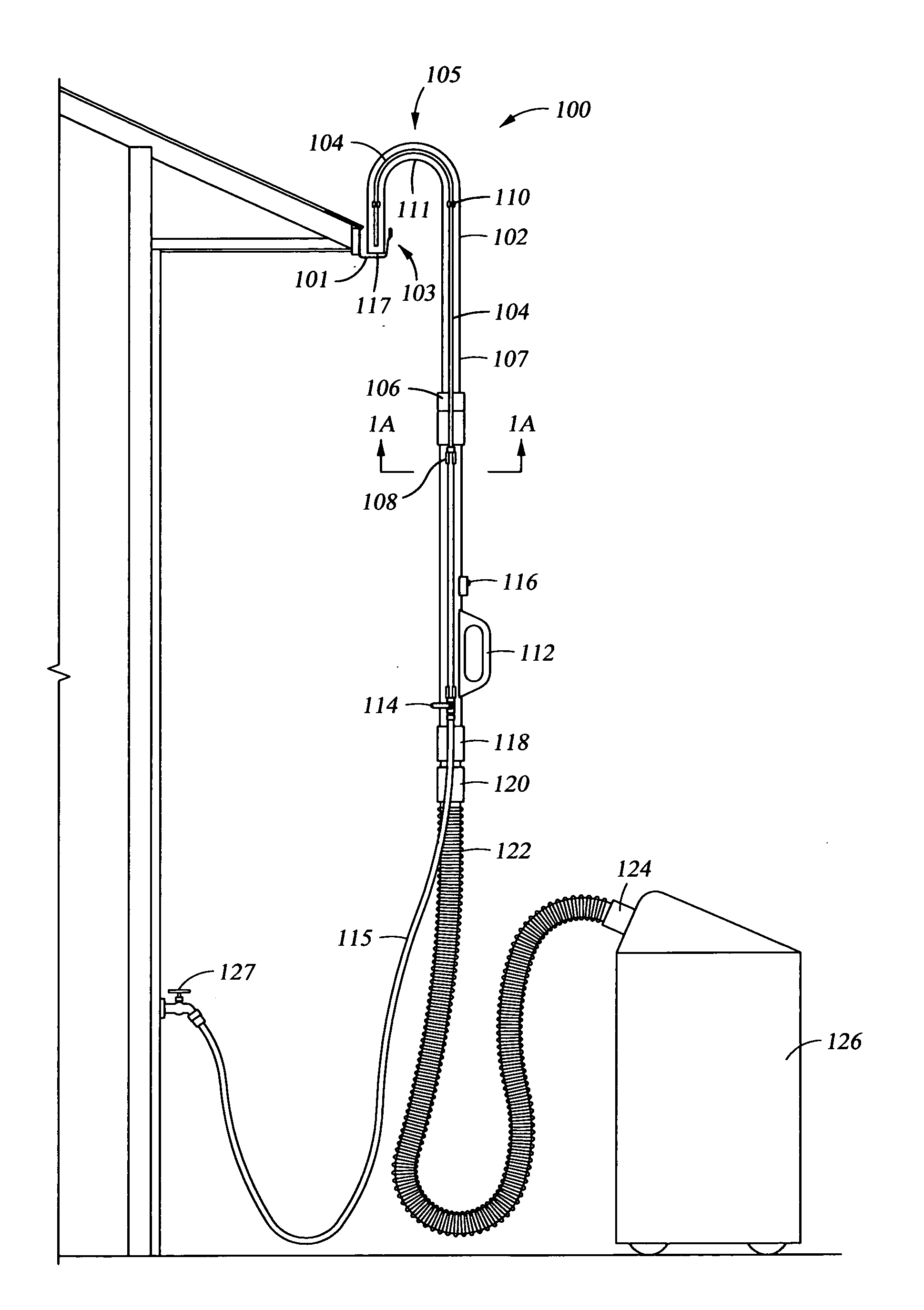 Apparatus for removing debris from gutters, troughs and other overhead open conduits