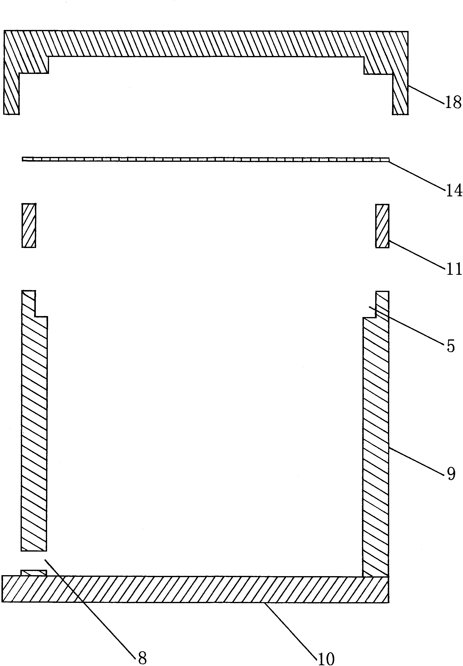 Double-nest-door multifunctional one-eighth queen bee mating box