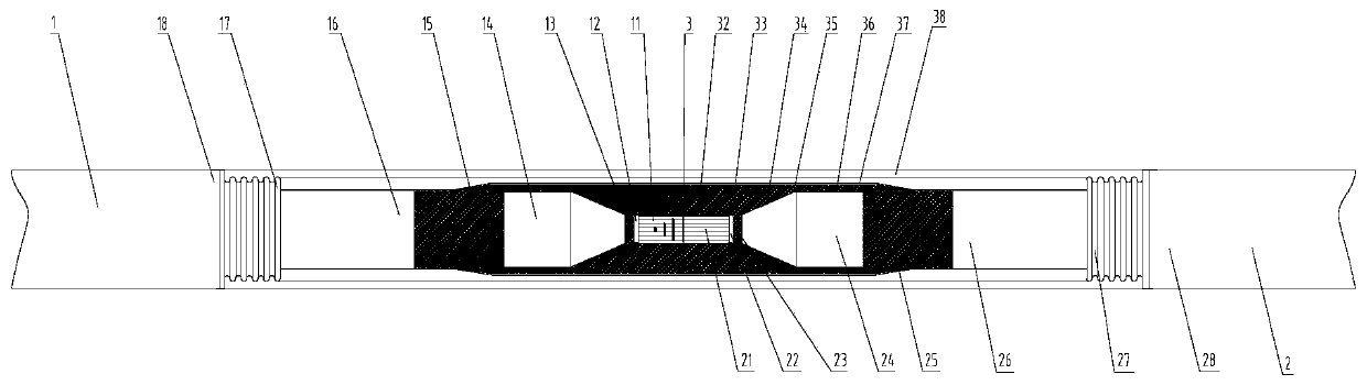 35kV - 220kV casting-type cable body fusion joint and making method thereof