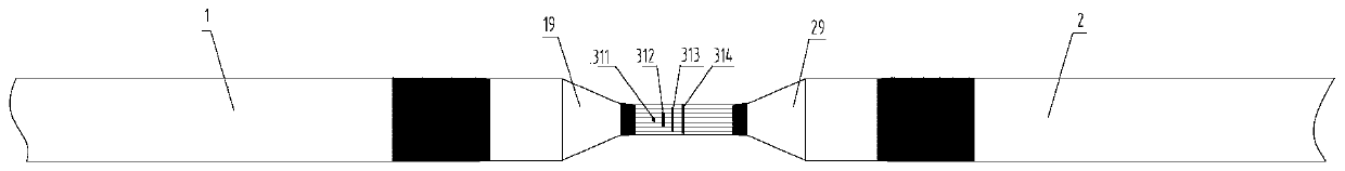 35kV - 220kV casting-type cable body fusion joint and making method thereof