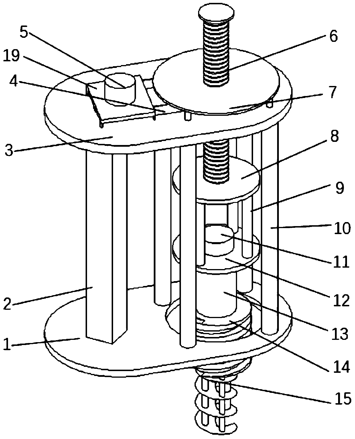 Soil sampling device for petroleum exploration