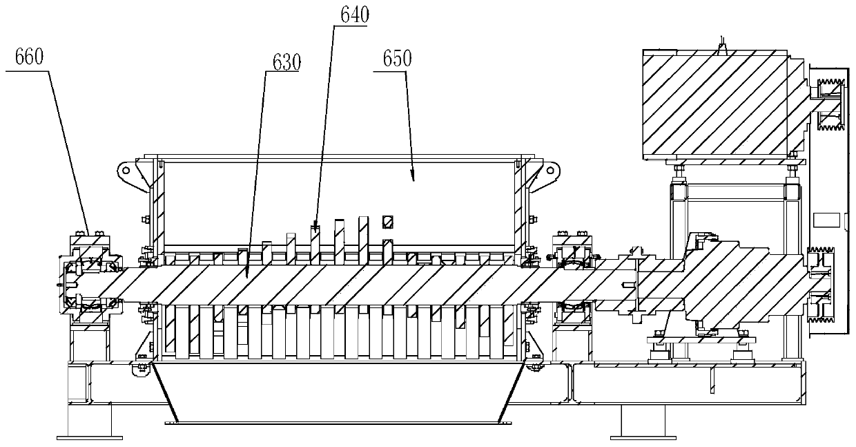 Container-type mobile livestock and poultry carcass biosafety disposal process and equipment