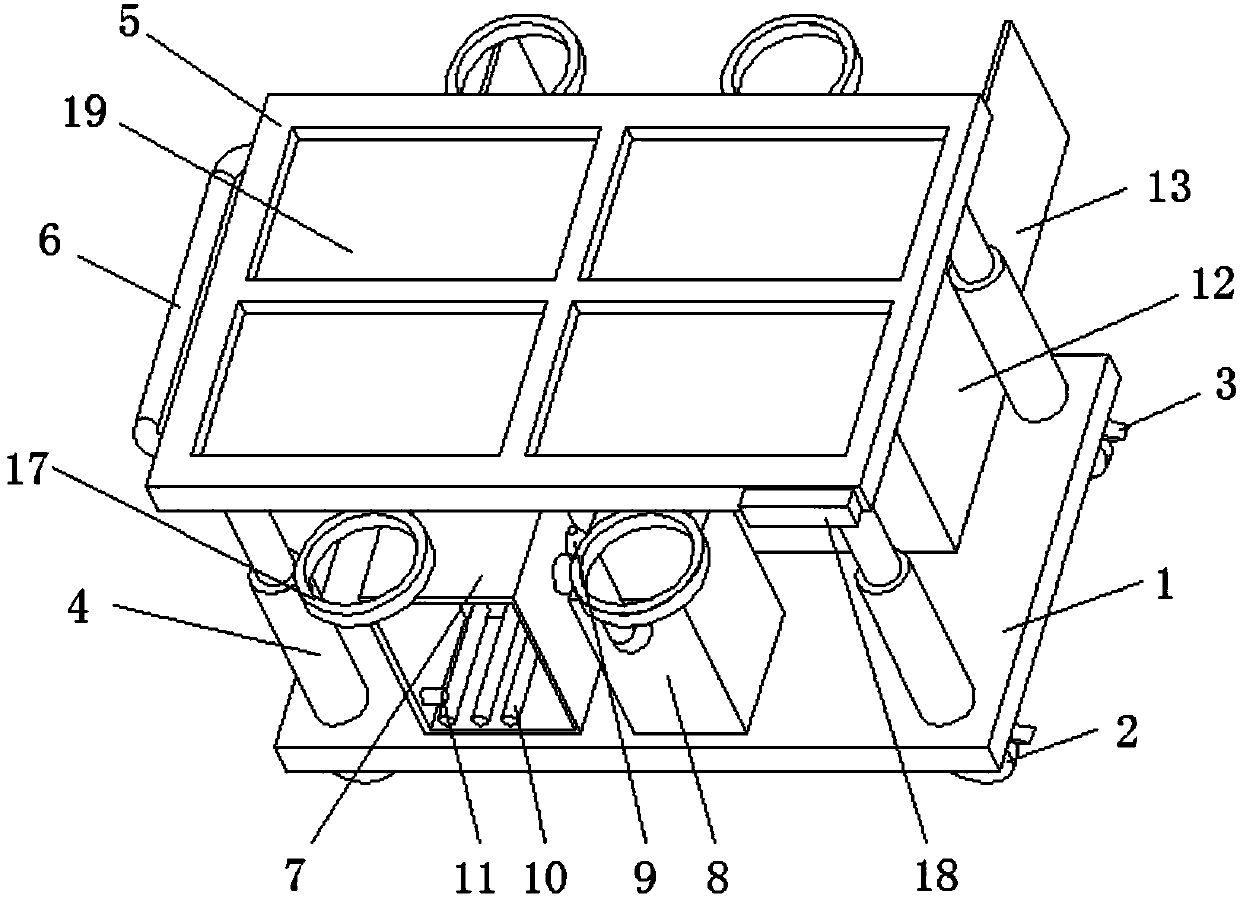 Movable operating room nursing device