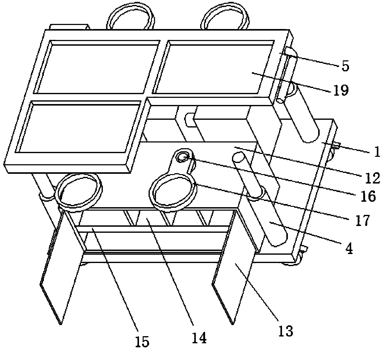 Movable operating room nursing device