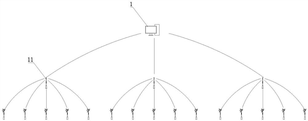 Environmental data acquisition device and acquisition system