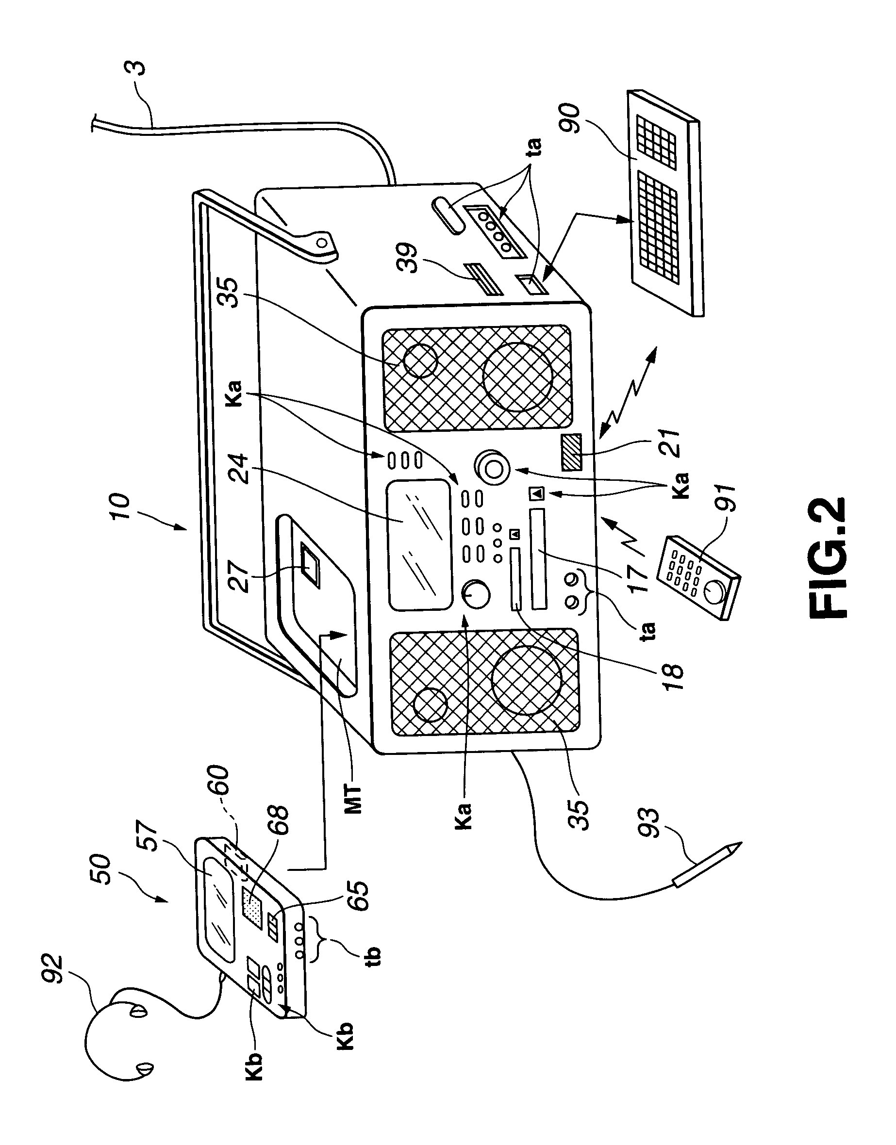 Electronic equipment and operation control method for electronic equipment