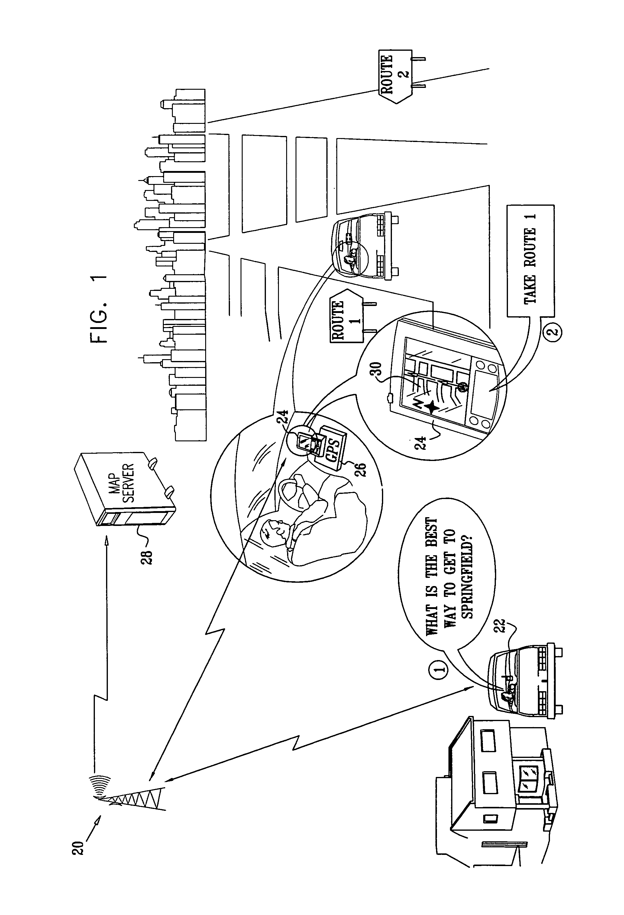 Selective download of corridor map data