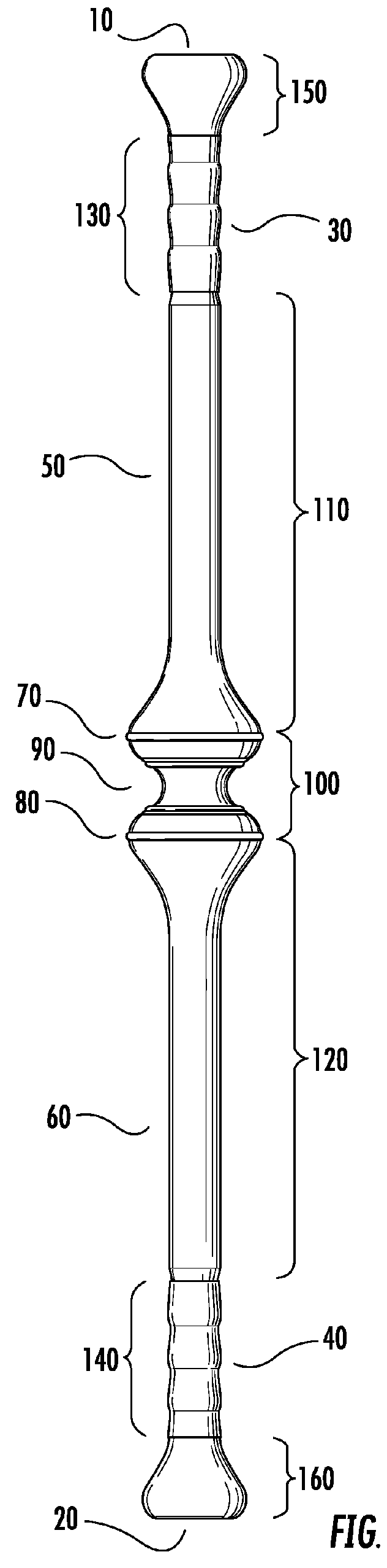 Apparatus and method directed to an exercise and stretching therapy bar