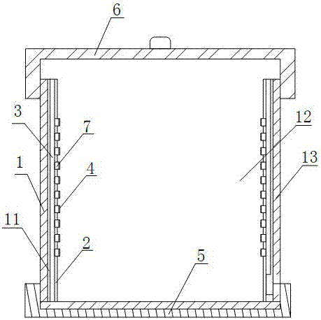 Storage and transportation device for ion exchange resin