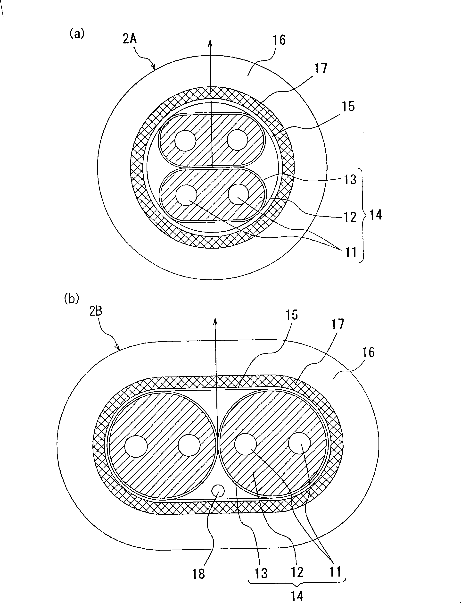 Plug connector, socket connector, electric connector and wire bundle for data communication