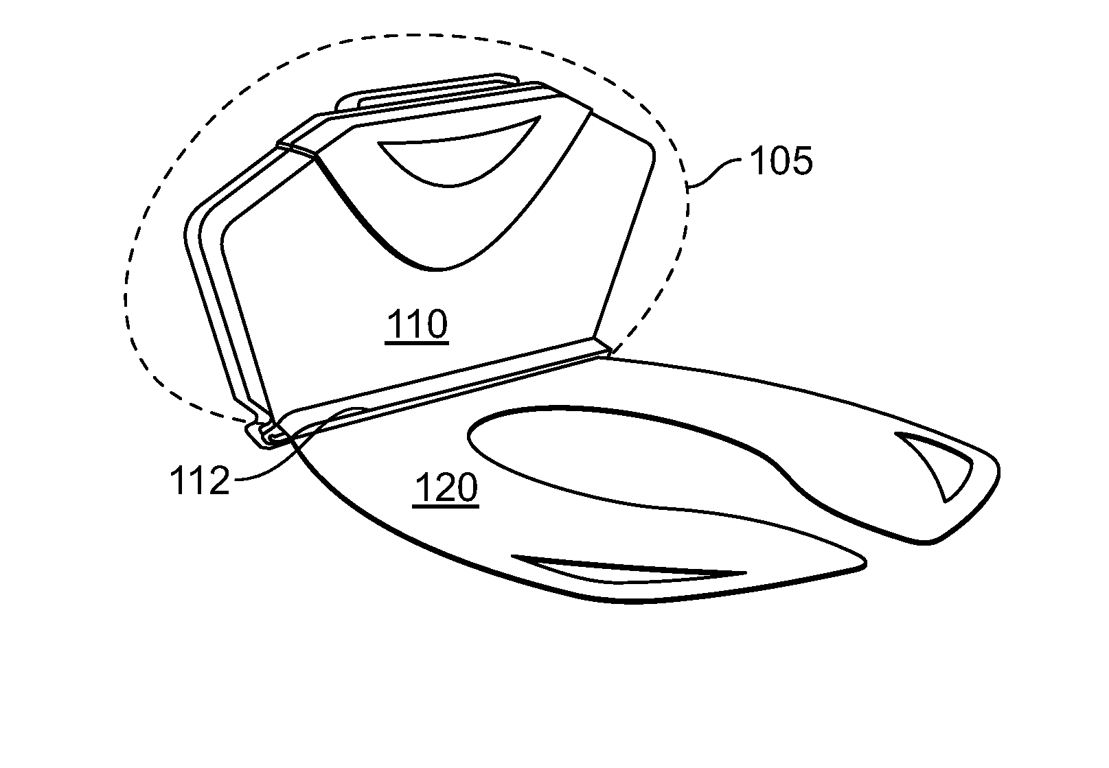 Portable toilet seat adapter with an integrated carrying case