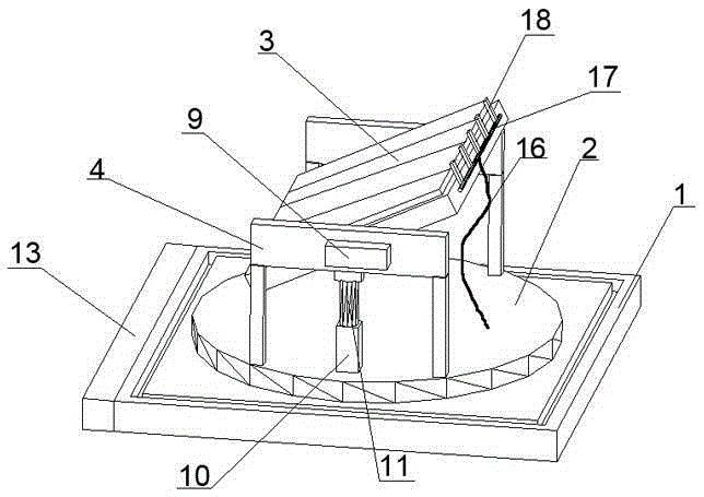 Solar power generation device with protection and cleaning functions