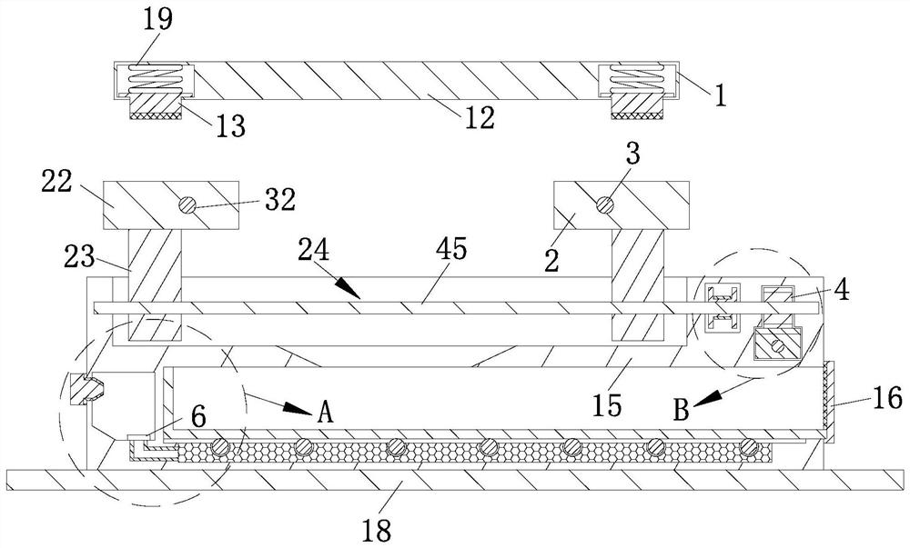 High-density board punching device with precise positioning function