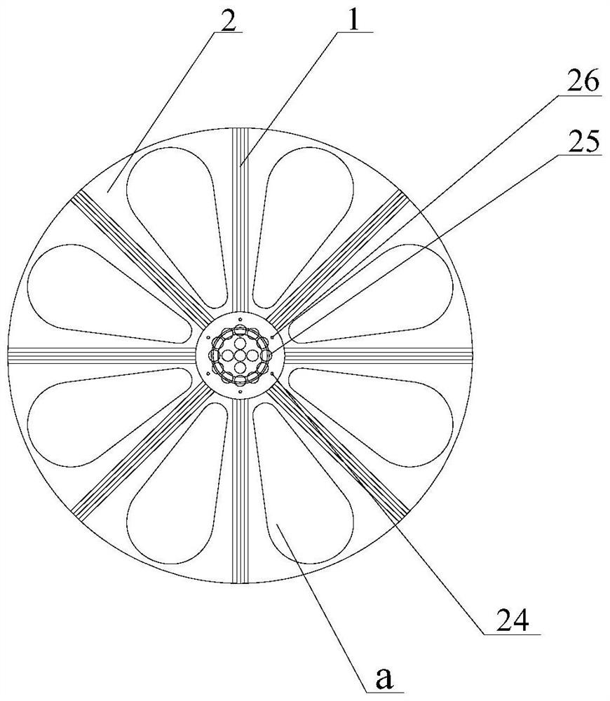 Device for dredging blockage body of tunnel drainage pipe in combination with chemical solvent