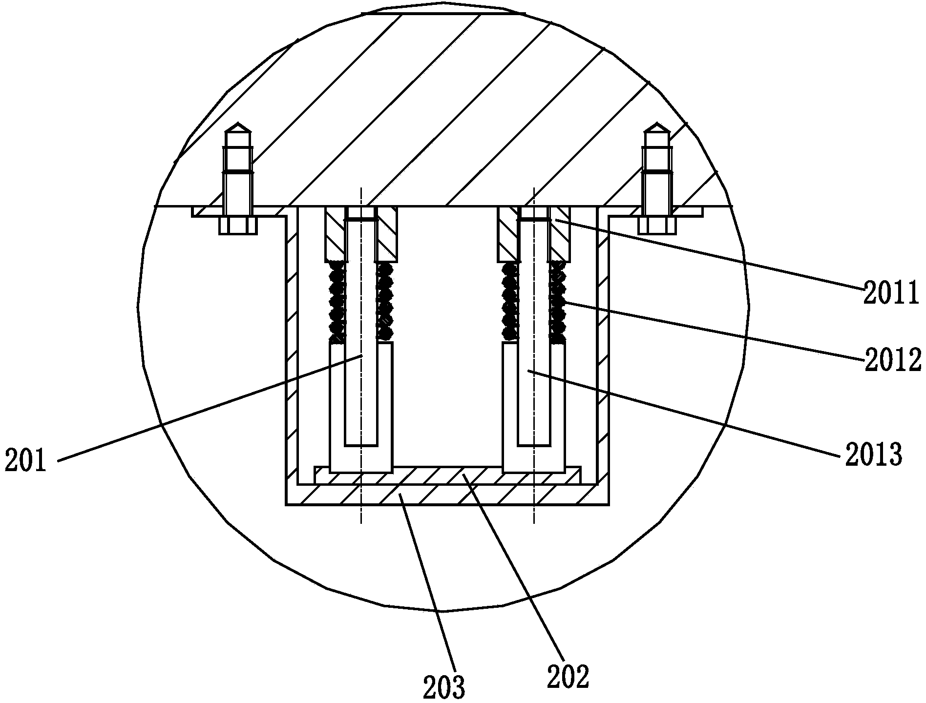 Shoulder pole unit for shouldering system