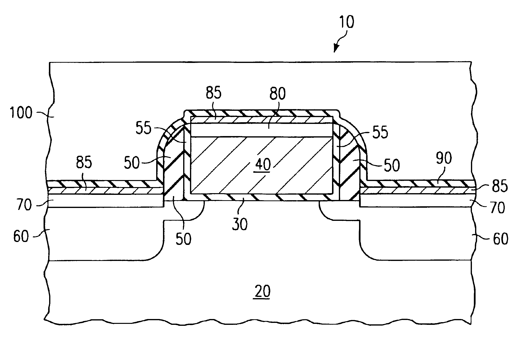 Nickel silicide-silicon nitride adhesion through surface passivation