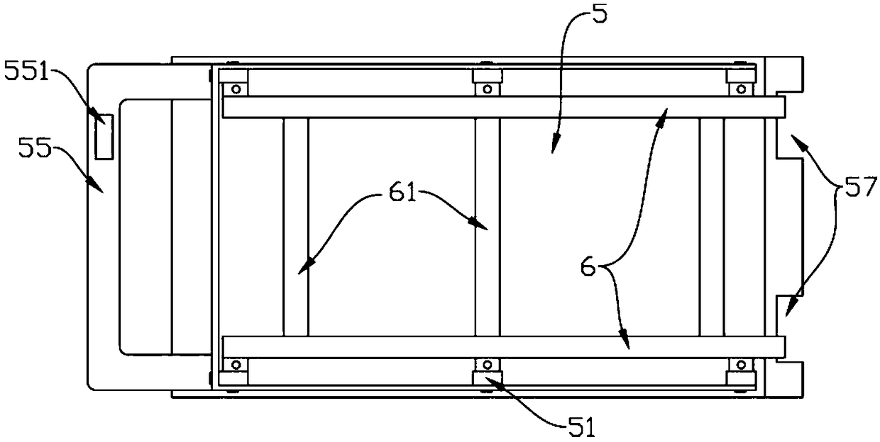 Mobile table board replacing device