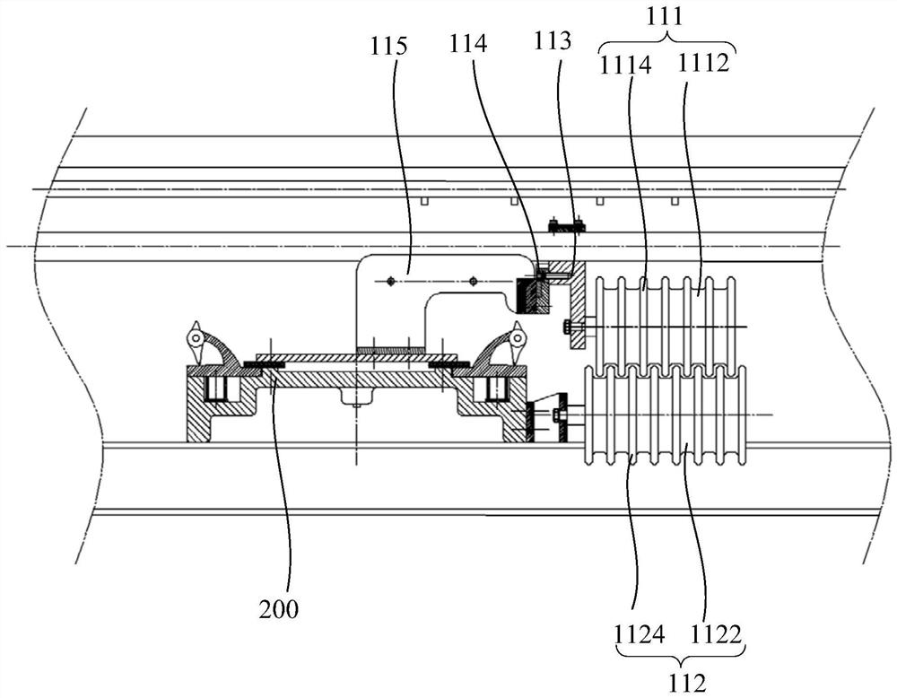 Stentering auxiliary device and mercerizing machine