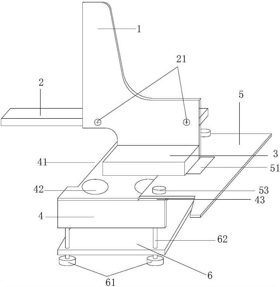 A slideway nozzle plate installation tool