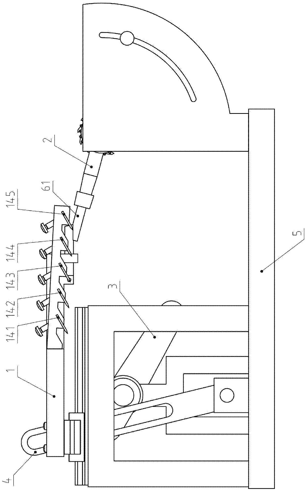 Pencil-sharpening machine with adjustable taper