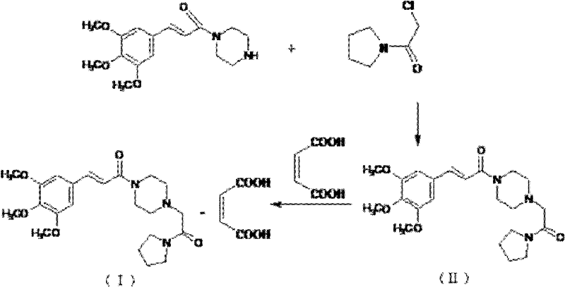 Method for synthesizing cinepazide