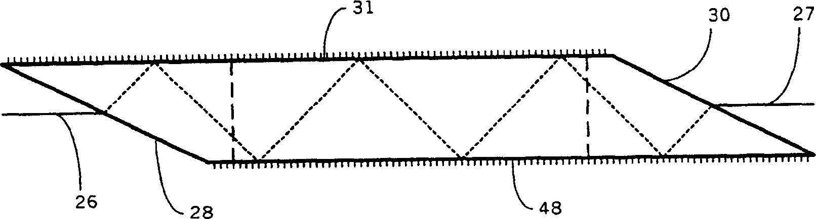 Corner pumping method for plate strip and its solid laser gain module