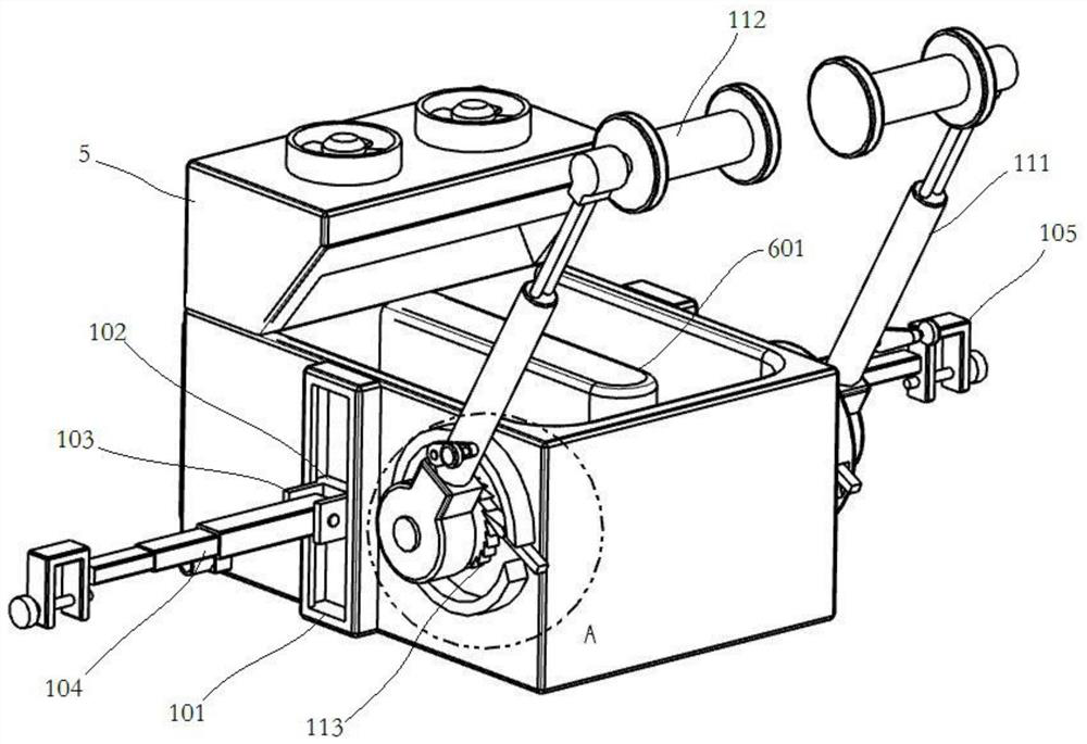 Foot washing device special for long-term bedridden patients and control method of foot washing device