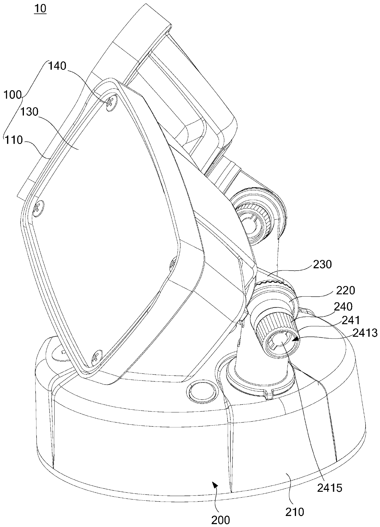 Lamp and fixing device thereof