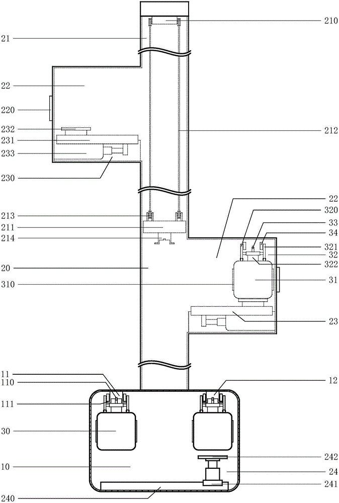 Three-dimensional cargo conveying system