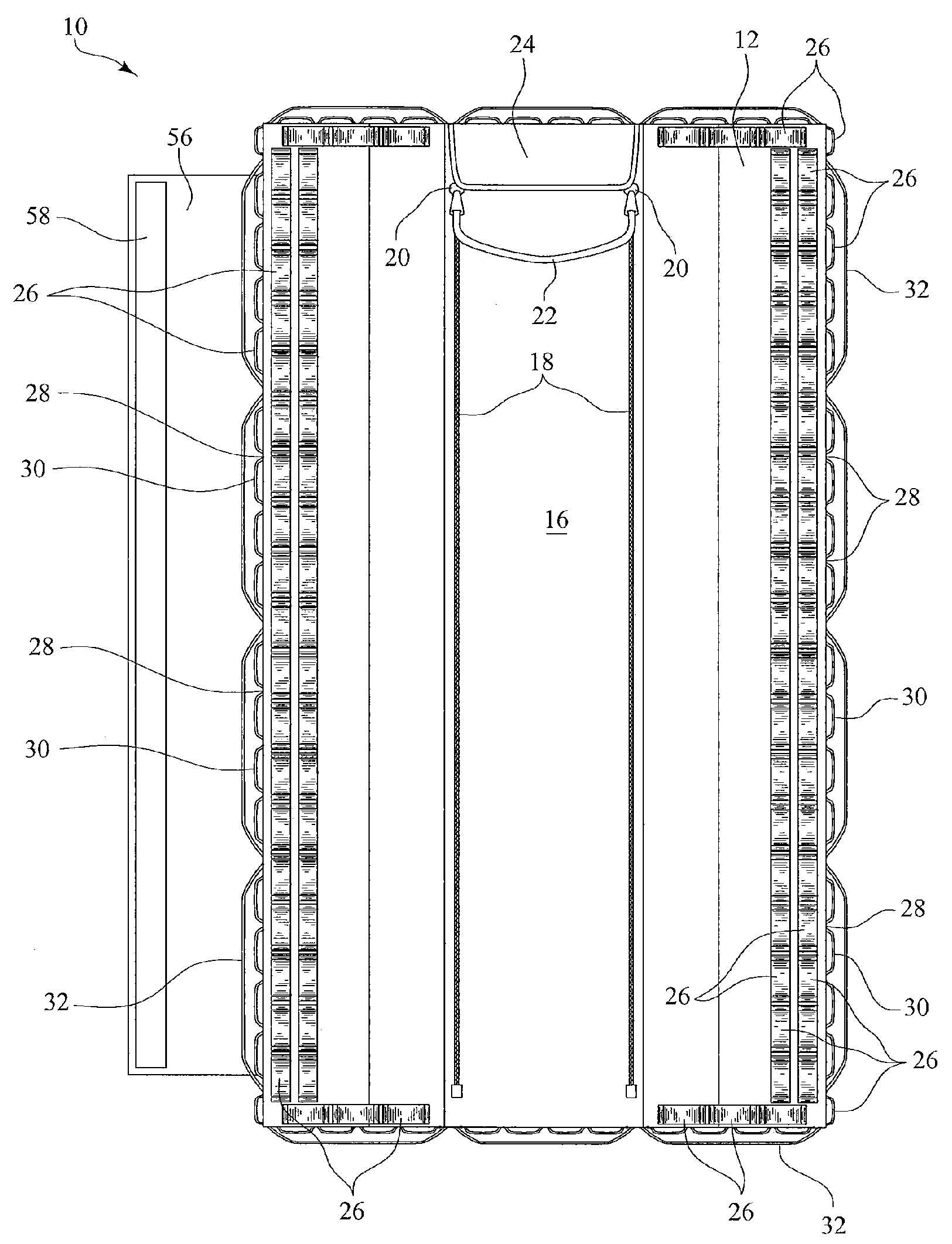 Multipurpose marine safety storage system