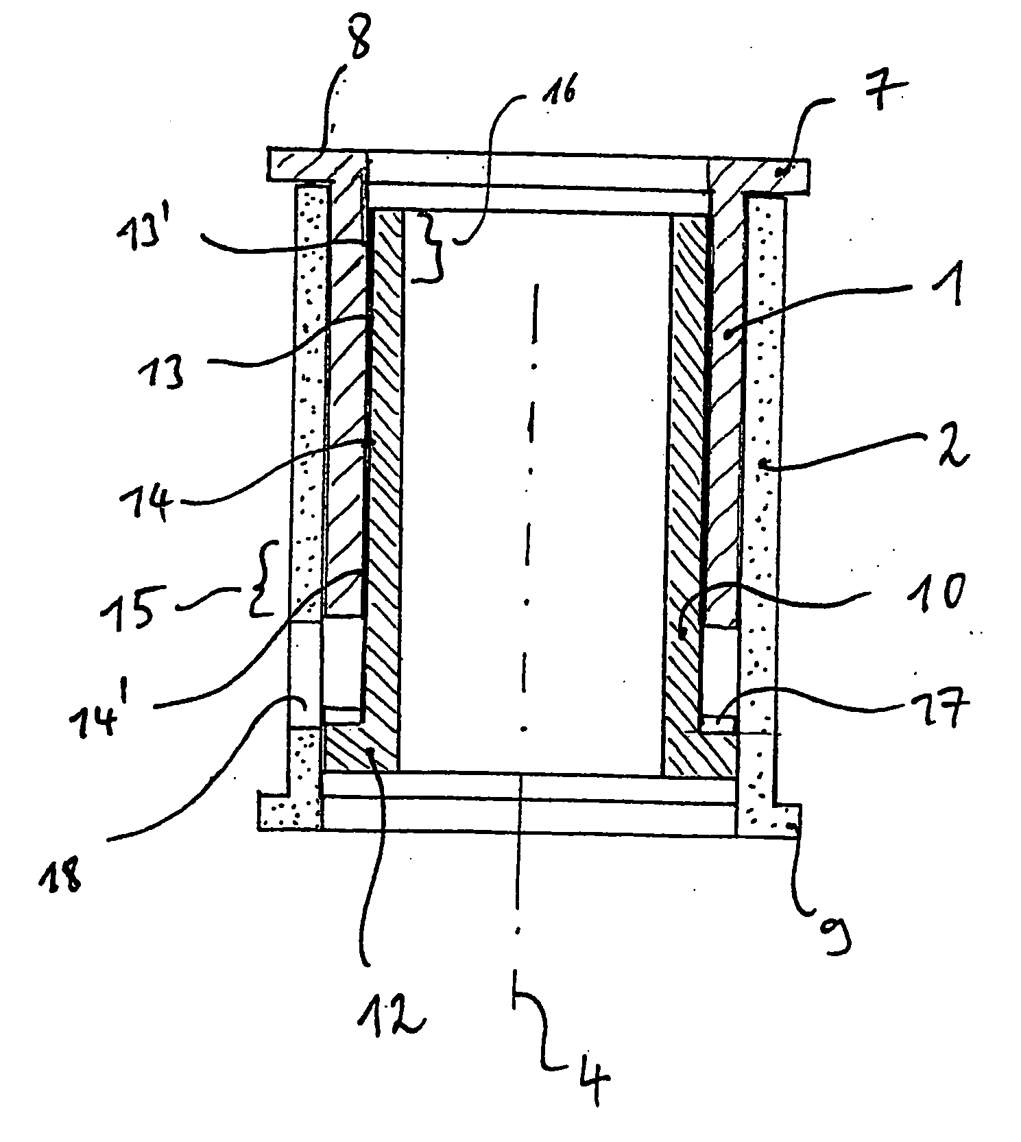 Height-adjustable spinal implant and operating instrument for the implant