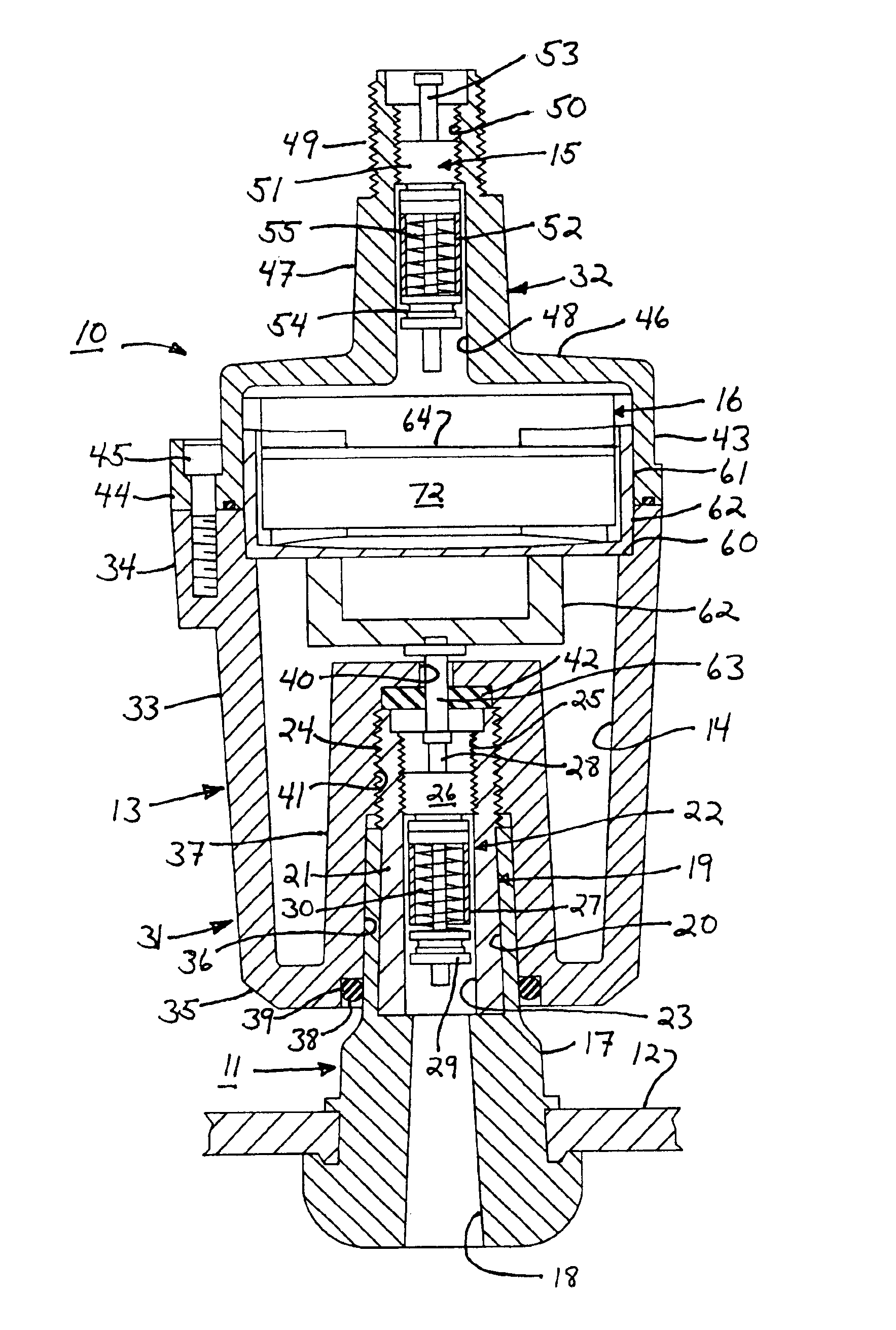 Tire condition monitoring system with improved sensor means