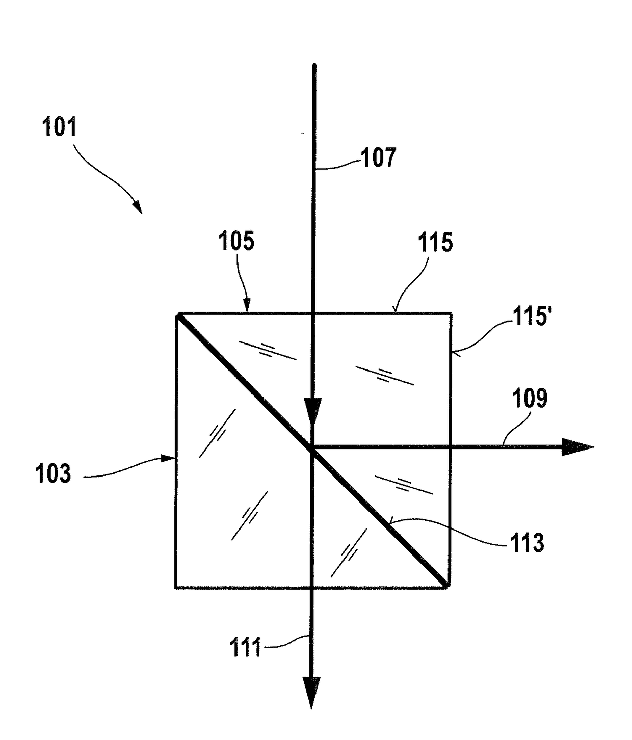 Optical element and method of making an optical element