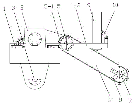 Deep fertilization machine for fertilizer