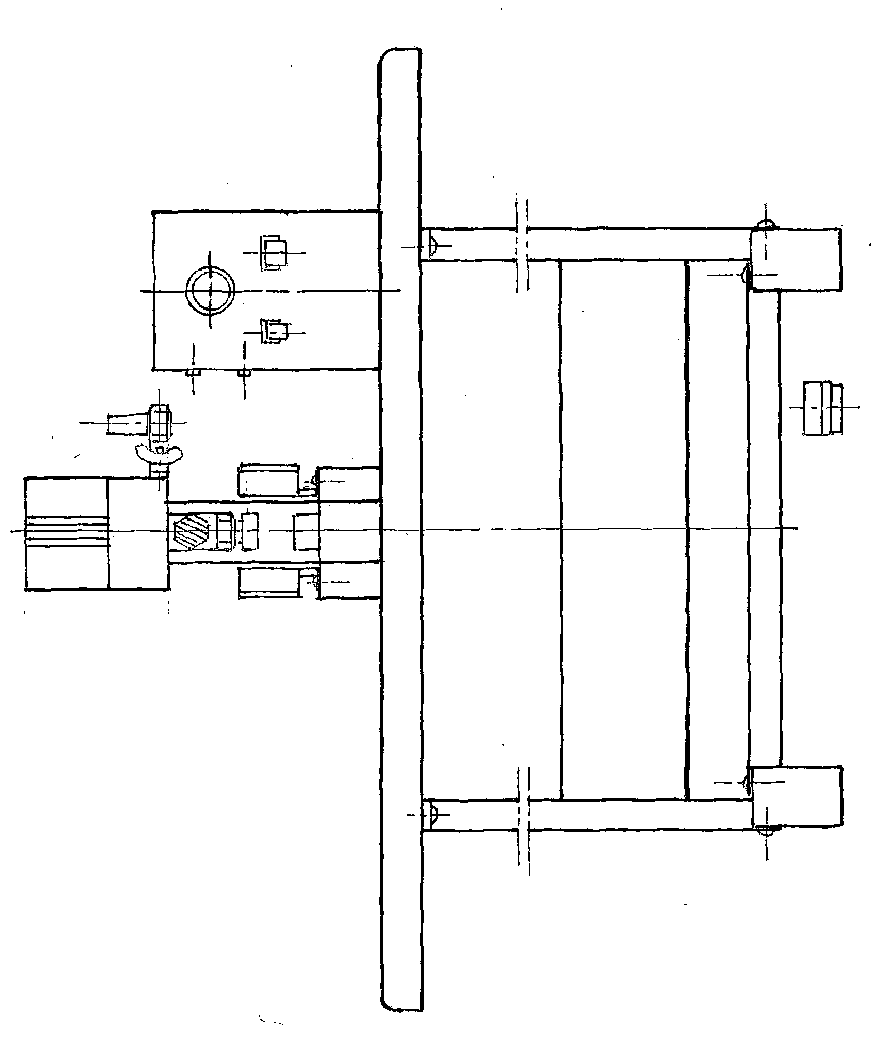 Pneumatic button sewing machine