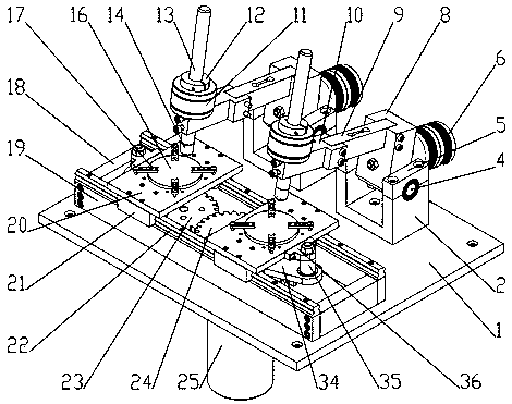 Reciprocating double-station friction and wear testing machine