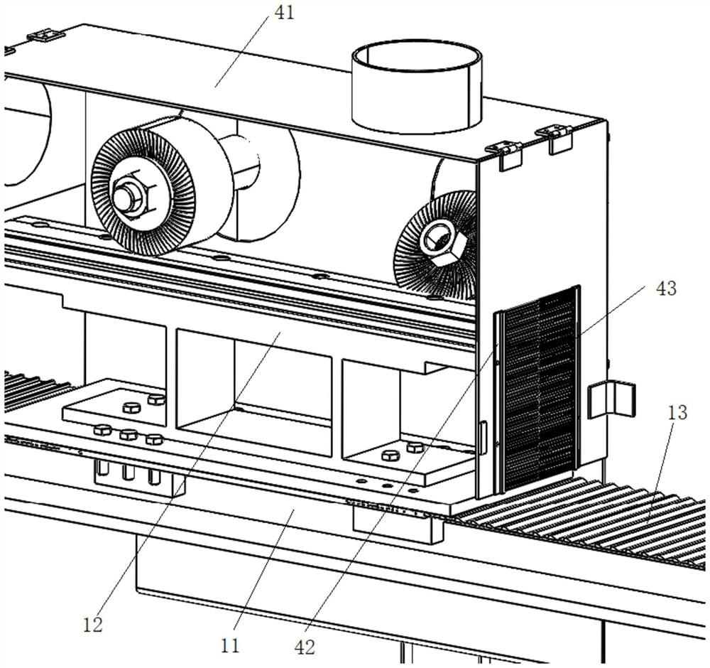 Novel fishplate grinding equipment