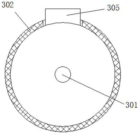 Crushing and recovery device for waste refractory material