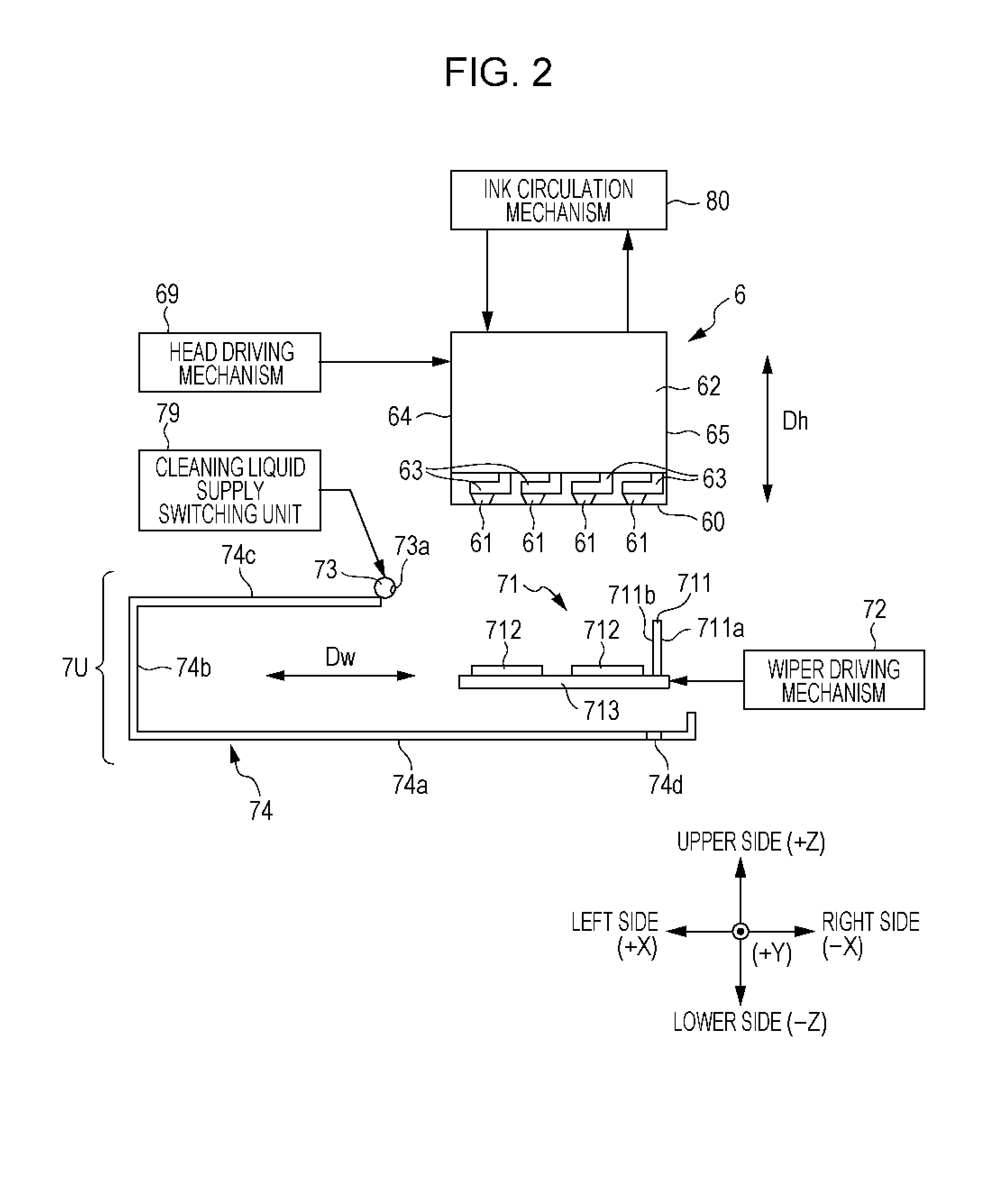 Liquid discharging apparatus and method of cleaning discharge head