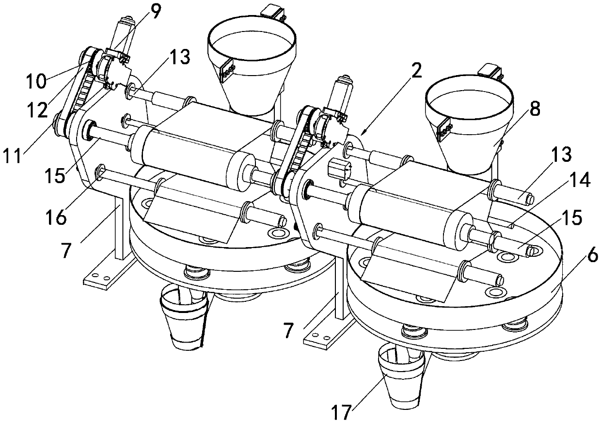 Rolling conveying mechanism for electronic device PVC sealing bag, and working method of rolling conveying mechanism