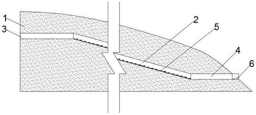 Variable radius spiral ladder spillway