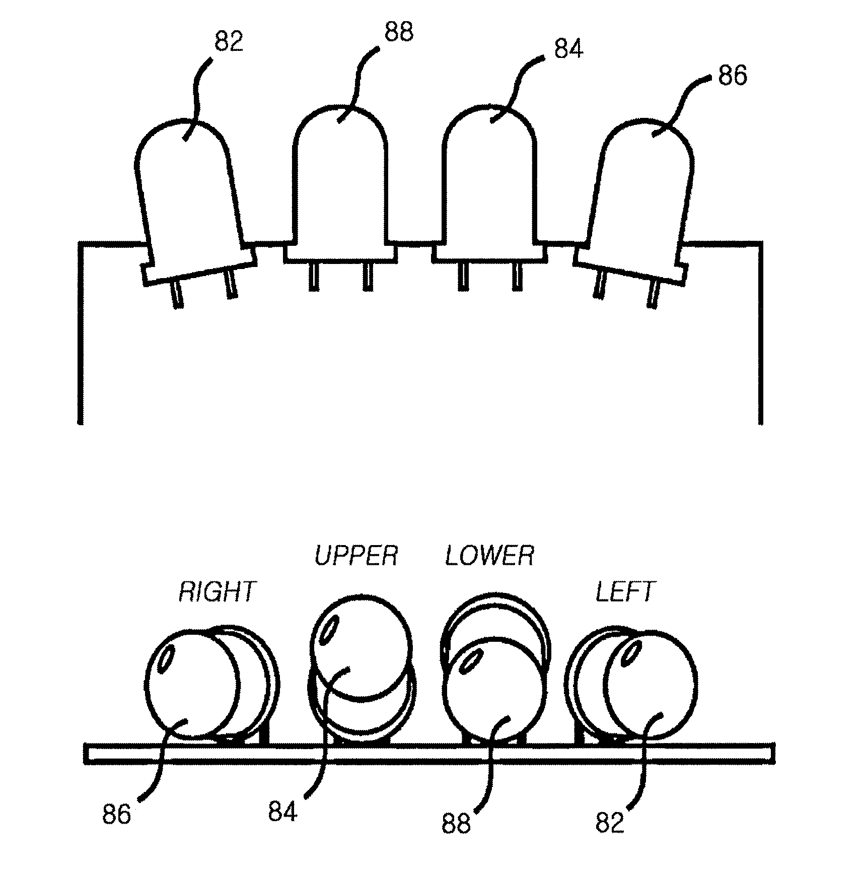 Transmission apparatus for remotely indicating position and reception apparatus