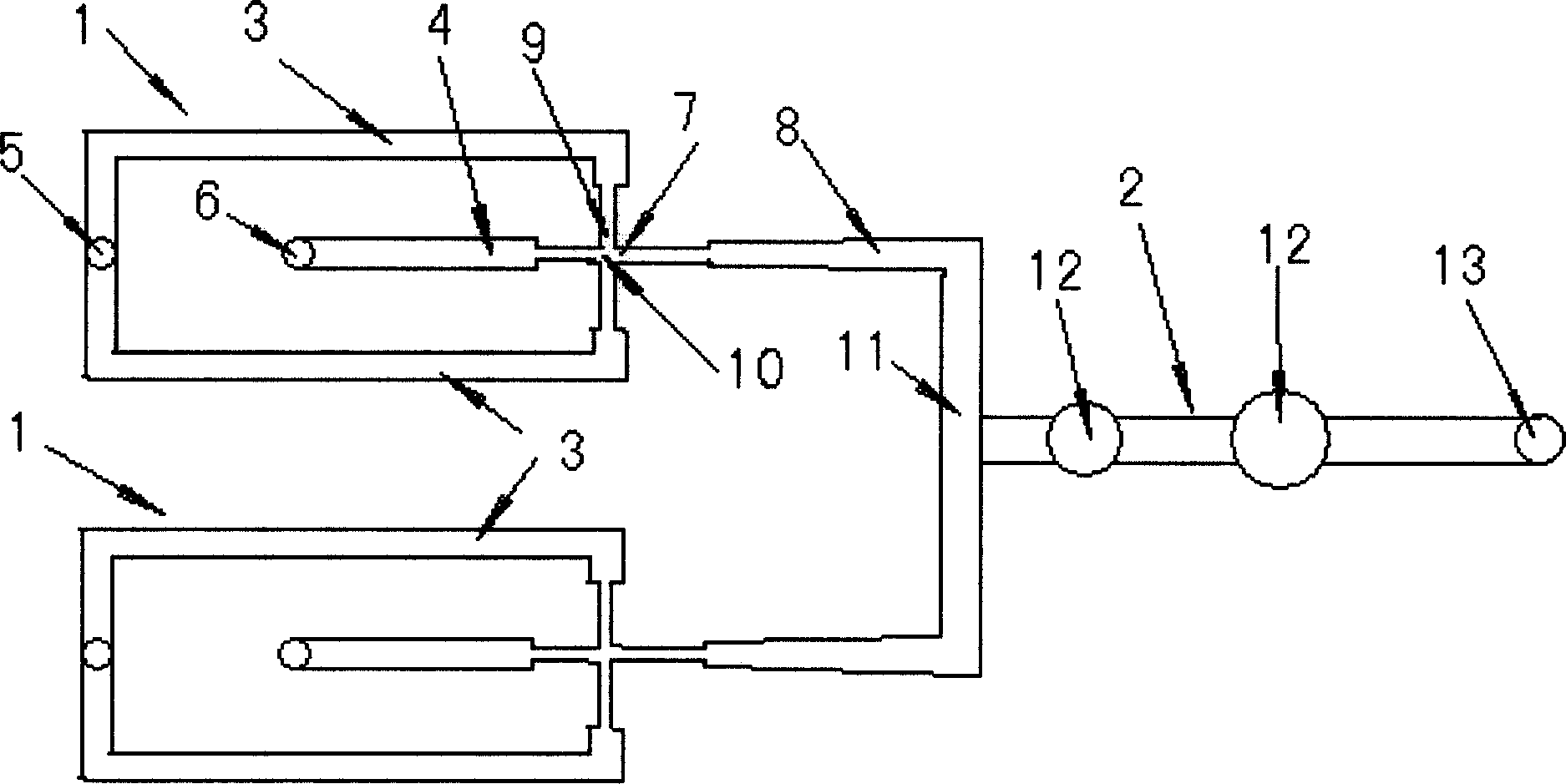 Microflow chip and method for preparing polymer microsphere using same