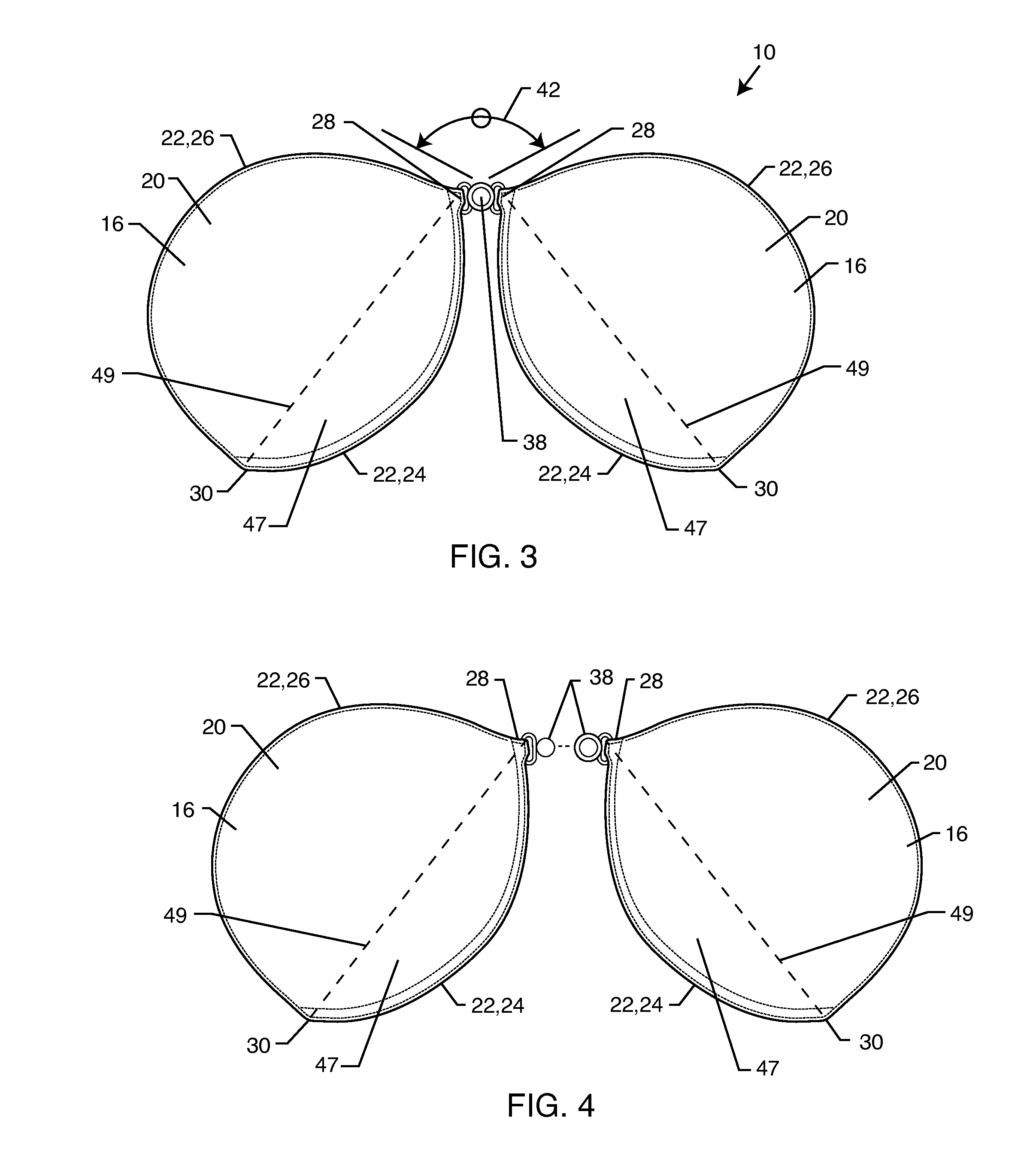 Adjustable push-up adhesive bra