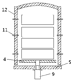 Cover-type furnace generating steam by using waste heat