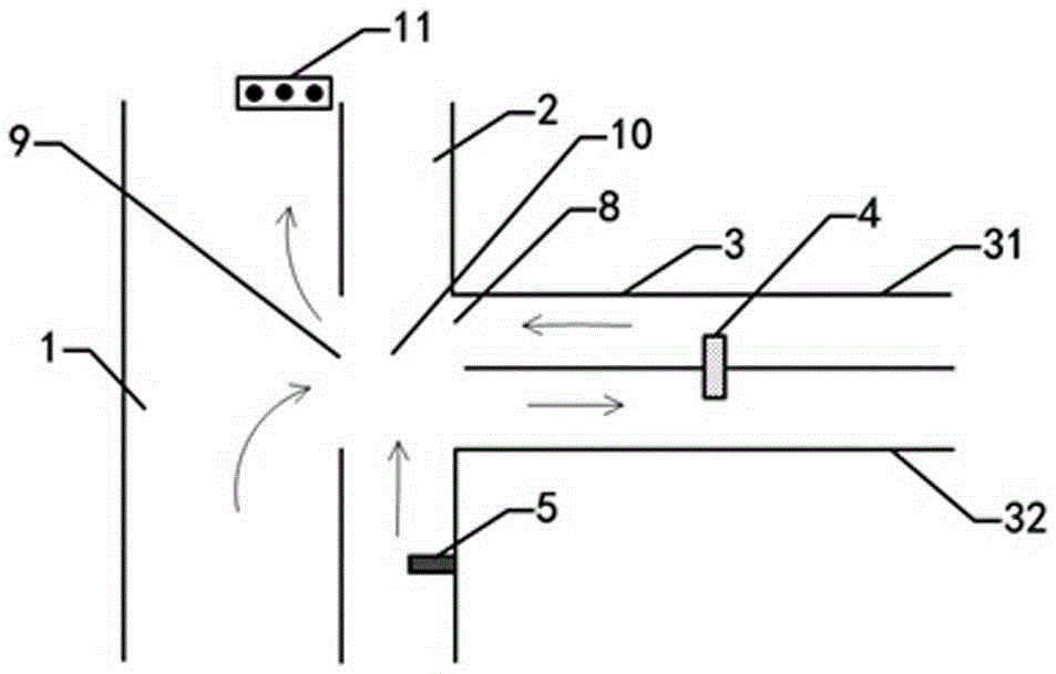 Intersection traffic control method capable of benefitting bus passage