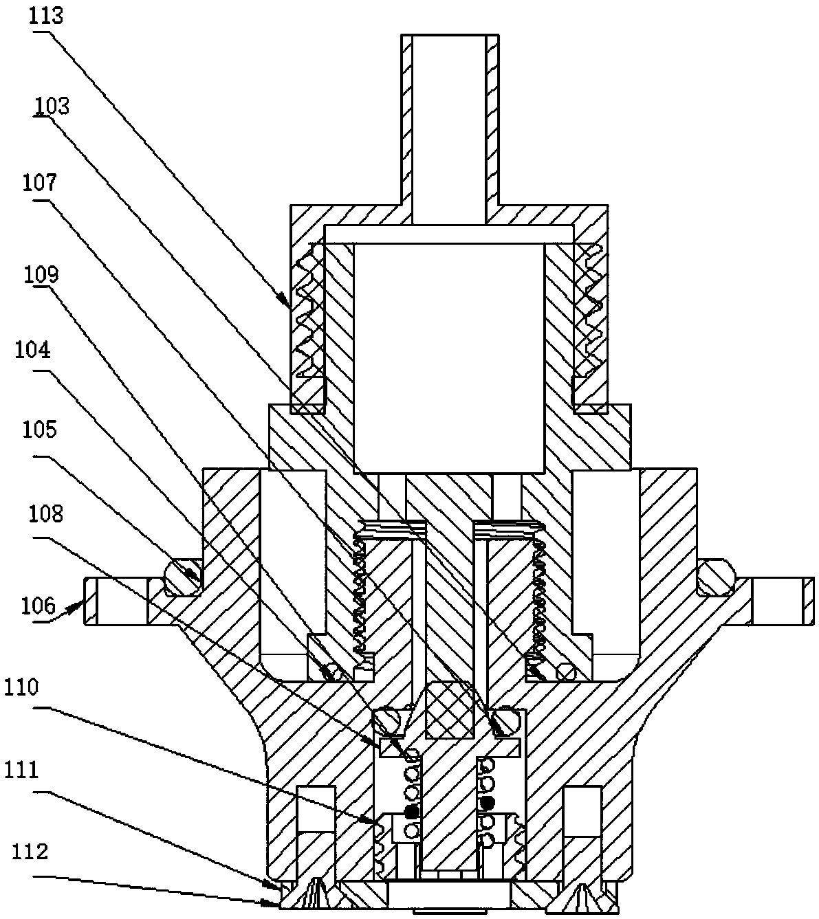 Inflatable sealing valve, deflation sealing valve and sealing chamber of a sealed cabin