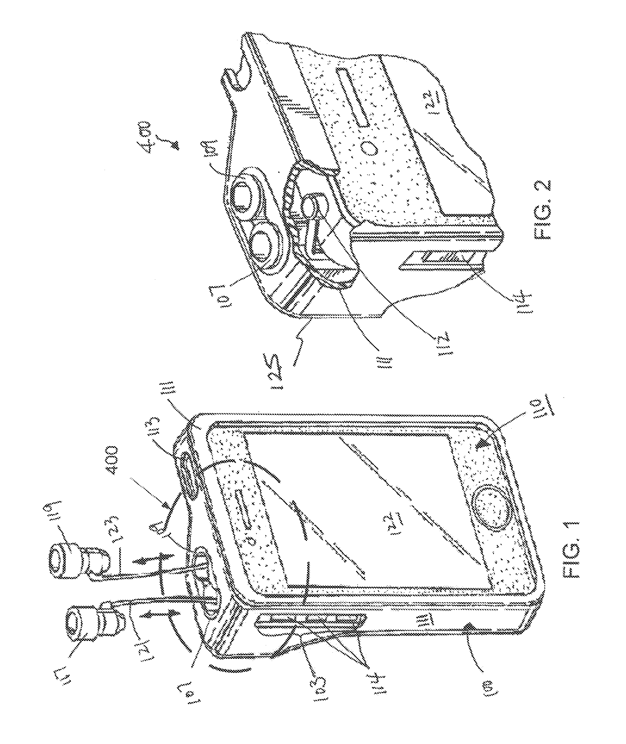 Retractable storage system for handheld electronic device